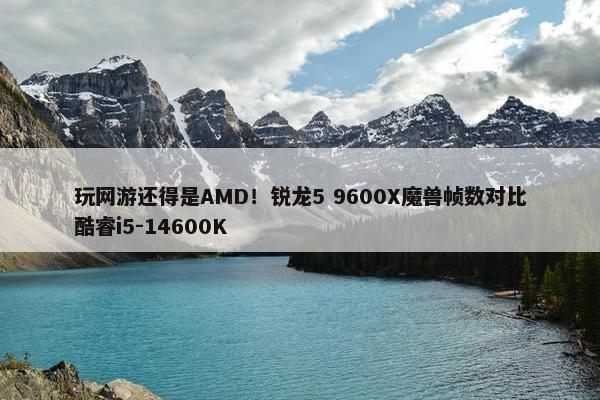 玩网游还得是AMD！锐龙5 9600X魔兽帧数对比酷睿i5-14600K