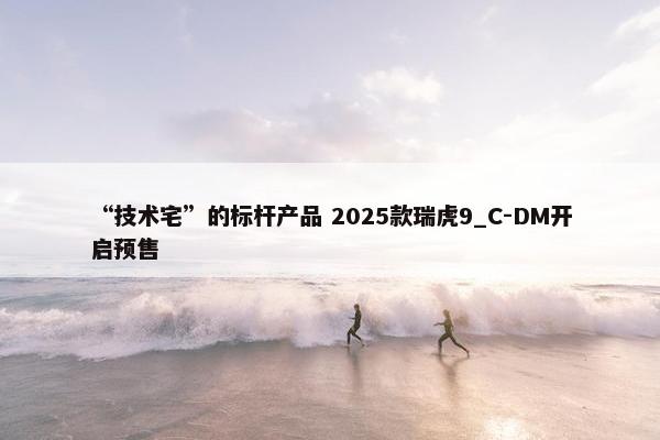 “技术宅”的标杆产品 2025款瑞虎9_C-DM开启预售