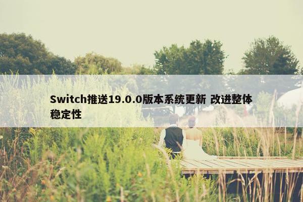 Switch推送19.0.0版本系统更新 改进整体稳定性