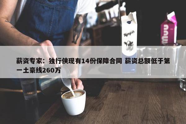 薪资专家：独行侠现有14份保障合同 薪资总额低于第一土豪线260万