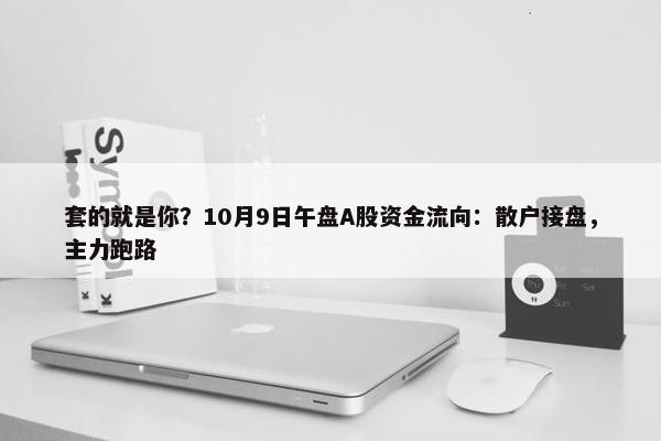 套的就是你？10月9日午盘A股资金流向：散户接盘，主力跑路