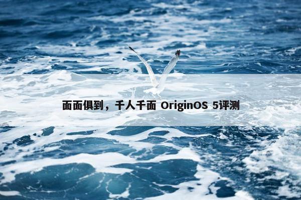 面面俱到，千人千面 OriginOS 5评测