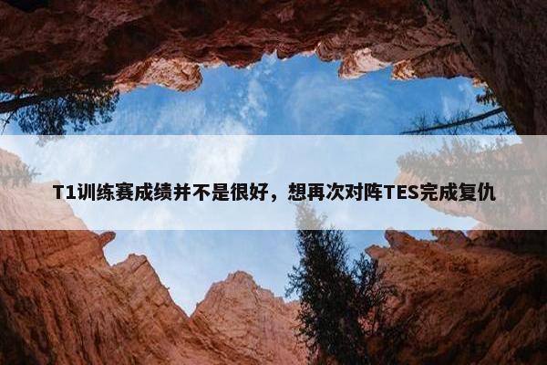 T1训练赛成绩并不是很好，想再次对阵TES完成复仇