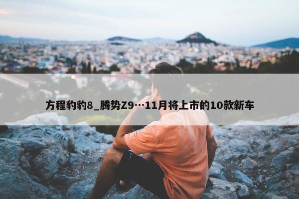 方程豹豹8_腾势Z9…11月将上市的10款新车