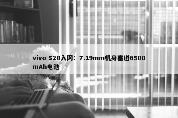 vivo S20入网：7.19mm机身塞进6500mAh电池