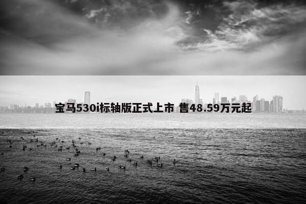 宝马530i标轴版正式上市 售48.59万元起