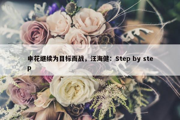 申花继续为目标而战，汪海健：Step by step