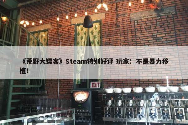 《荒野大镖客》Steam特别好评 玩家：不是暴力移植！