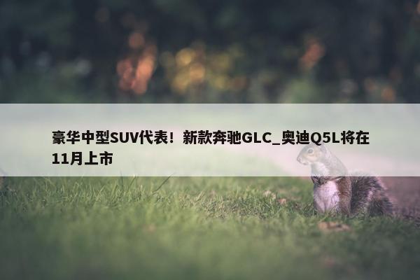 豪华中型SUV代表！新款奔驰GLC_奥迪Q5L将在11月上市