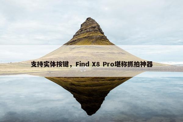 支持实体按键，Find X8 Pro堪称抓拍神器